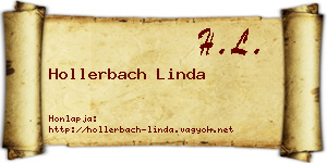 Hollerbach Linda névjegykártya