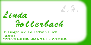 linda hollerbach business card